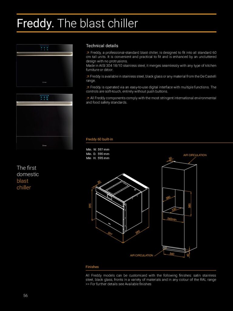 Freddy Technical Data Sheet